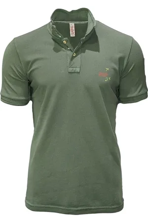 BOB der Bär Top, Herre, Grøn, 2XL, Bomuld, Håndlavet Bomuld Pique Polo Shirt