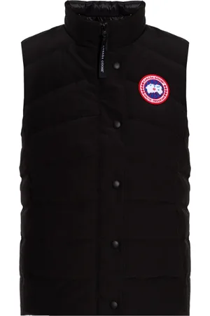 Canada Goose Jakke, Dame, Sort, L, Uld, Vest med logo