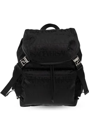 VERSACE Taske, Herre, Sort, ONE SIZE, Uld, Rygsæk med logo