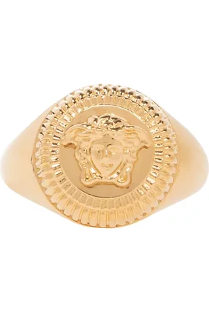 VERSACE Tilbehør, Dame, Gul, 56 MM, Uld, Medusa hovedring