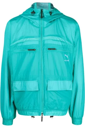 PUMA Jakke, Herre, Blå, M, Vendbar Windbreaker til Mænd