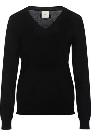 Heartmade Strik, Dame, Sort, XS, Uld, Hyggeligt og stilfuldt strik - Kela hals sweater