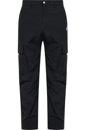 MARCELO BURLON Bukser, Herre, Sort, L, Bukser med logo