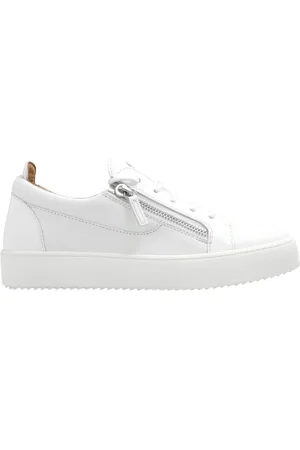 Giuseppe Zanotti Sko, Dame, Hvid, 37 1/2 EU, Læder, Frankie sneakers