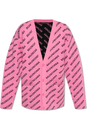 Balenciaga Strik, Dame, Lyserød, M, Løstsiddende cardigan