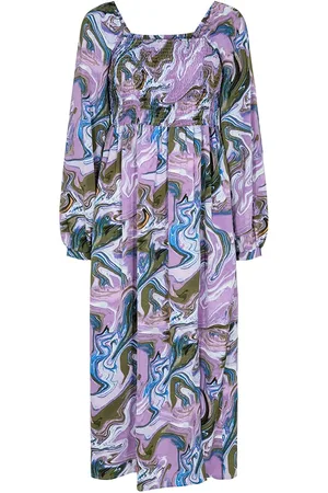 Liberté Kjole, Dame, Lilla, L, Polyester, Midi dag kjole