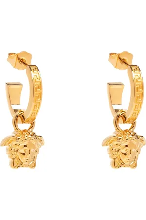 VERSACE Tilbehør, unisex, Gul, ONE SIZE, Uld, Øreringe
