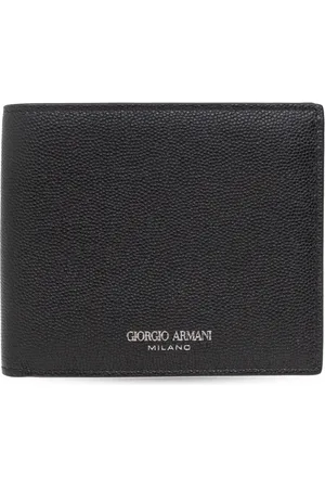 Giorgio Armani Tilbehør, Herre, Sort, ONE SIZE, Uld, Wallets Cardholders