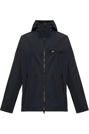 Diesel Jakke, Herre, Sort, 2XL, Regnjakke