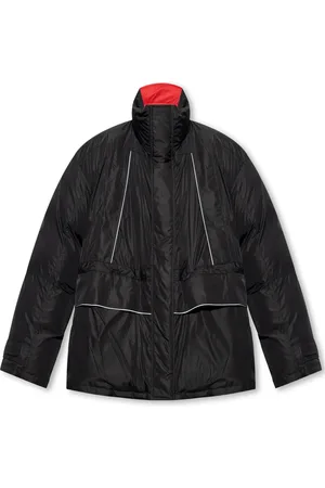Balenciaga Jakke, Herre, Sort, L, Polyester, Oversize jakke