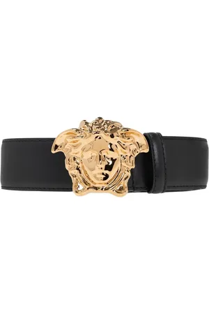 VERSACE Tilbehør, Herre, Sort, 105 CM, Læder, Læderbælte