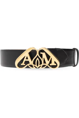 Alexander McQueen Tilbehør, Dame, Sort, 80 CM, Læder, Belts