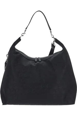 MCM Taske, Dame, Sort, ONE SIZE, Uld, Stilfuld Nylon Crossbody Taske