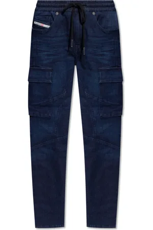 Diesel Jeans, Dame, Blå, W25, Bomuld, D-Ursy Jogg Jeans
