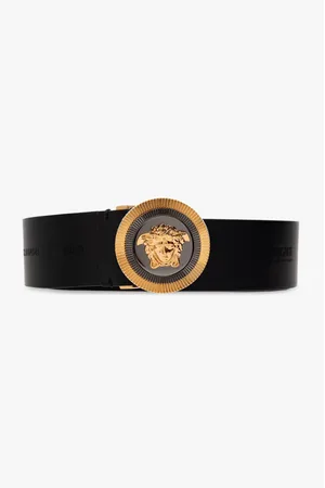 VERSACE Tilbehør, Herre, Sort, 95 CM, Uld, Bælte