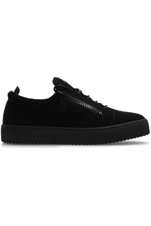 Giuseppe Zanotti Sko, Herre, Sort, 47 EU, ‘Frankie’ sneakers