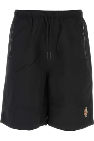 MARCELO BURLON Shorts, Herre, Sort, S, Nylon, Sorte Nylon Badeshorts
