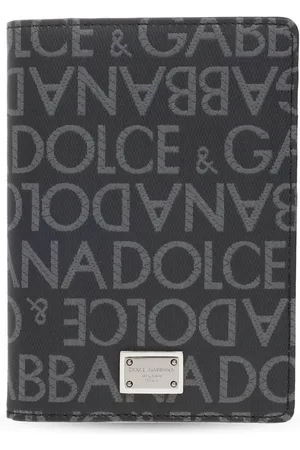 Dolce & Gabbana Tilbehør, Herre, Sort, ONE SIZE, Læder, Paslomme
