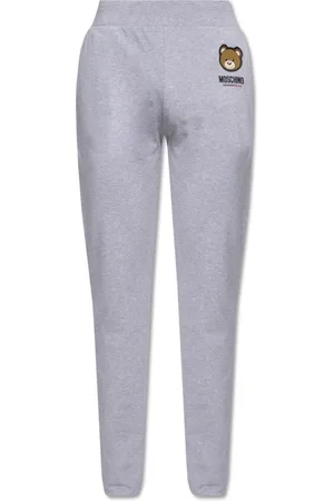 Moschino Bukser, Herre, Grå, S, Bomuld, Sweatpants med logo