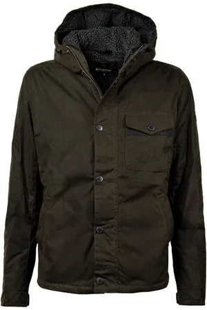 Barbour Jakke, Herre, Grøn, L, Bomuld, Olivengrøn Kevlarvoks Jakke