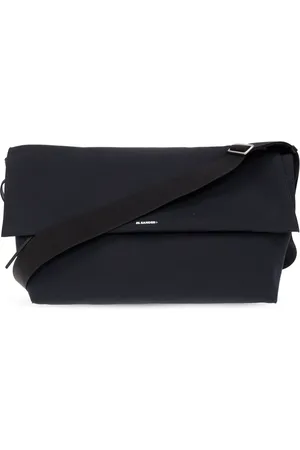 Jil Sander Taske, Herre, Blå, ONE SIZE, Uld, Skuldertaske med logo