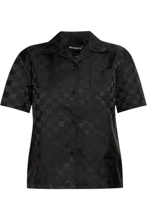 MISBHV Bluser & Skjorter, Dame, Sort, L, Skjorte med monogram