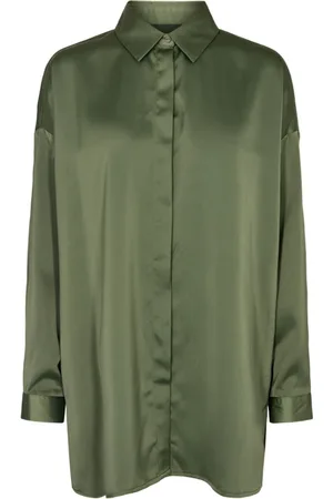 Liberté Bluser & Skjorter, Dame, Grøn, M, Polyester, Skjorte