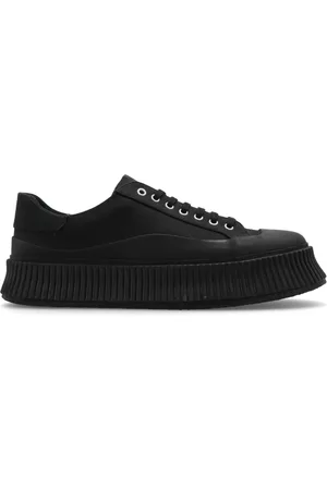 Jil Sander Sko, Herre, Sort, 40 EU, Bomuld, Platform Sneakers