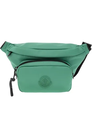 Moncler Taske, Herre, Grøn, ONE SIZE, Uld, Bæltetaske med logo