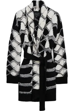 Roberto Collina Strik, Dame, Sort, M, Uld, Cardi