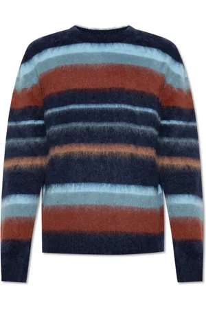 Etro Strik, Herre, Flerfarvet, L, Uld, Stribet sweater