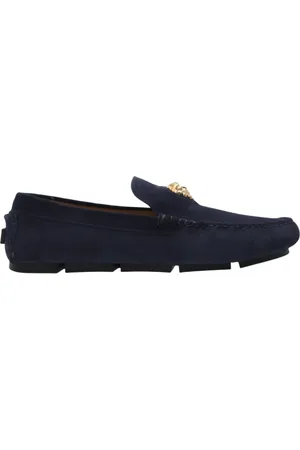 VERSACE Sko, Herre, Blå, 40 EU, Uld, Loafers