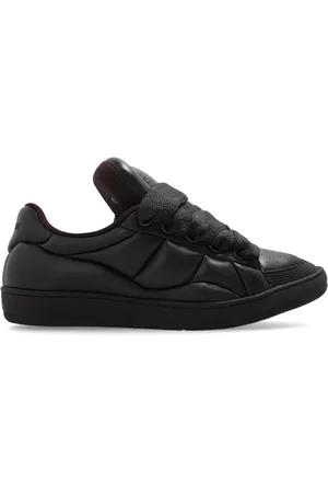 Lanvin Sko, Herre, Sort, 40 EU, Læder, Curb XL Sneakers