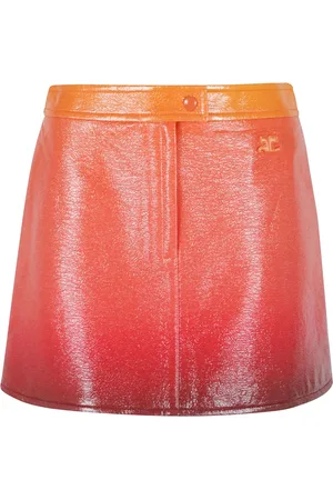 Courrèges Nederdel, Dame, , XS, Gradient Sunset Vinyl Nederdel