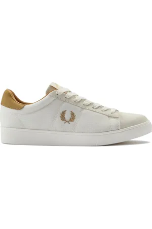 Fred Perry Sko, Herre, Hvid, 40 EU, Mesh Nubuck Snow Sneakers