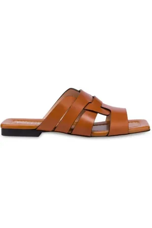 Pollini Sko, Dame, Brun, 36 EU, Uld, Brune Sliders