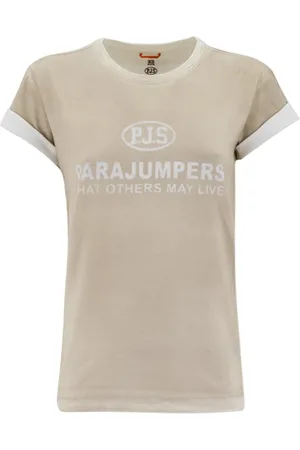Parajumpers Top, Dame, , XS, Bomuld, Rundet bomuld T-shirt med print