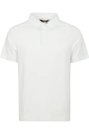 K-Way Top, Herre, Hvid, 2XL, Bomuld, Klassisk hvid polo shirt