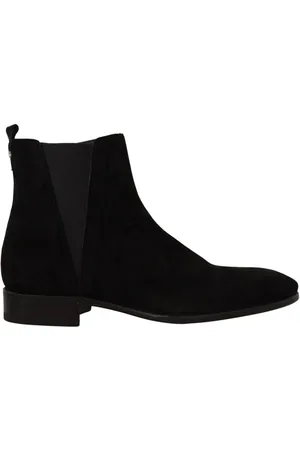 Dolce & Gabbana Sko, Herre, Sort, 40 1/2 EU, Læder, Støvler