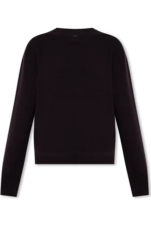 Fendi Strik, Dame, Brun, S, Uld, Crewneck Sweater