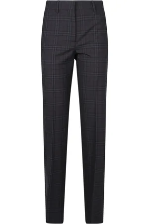 Burberry Bukser, Dame, Grå, XS, Italienske grå slim-fit bukser