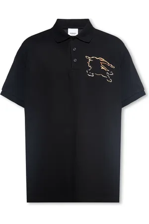 Burberry Top, Herre, Sort, M, Bomuld, Winsley Polo Shirt