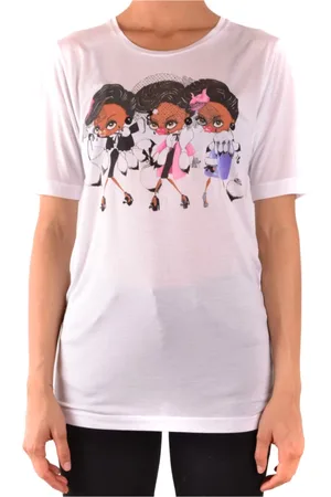 Dsquared2 Top, Dame, Hvid, M, Bomuld, Kortærmet T-shirt