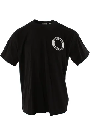 Burberry Top, Herre, Sort, L, Bomuld, Oversize Sort Bomuld T-shirt