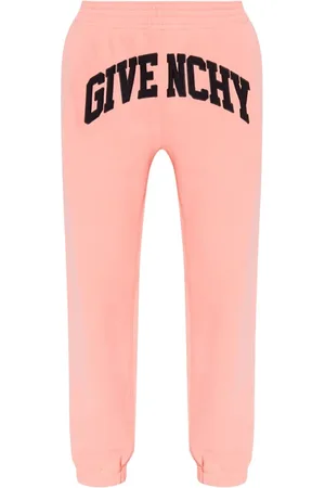Givenchy Bukser, Herre, Lyserød, M, Bomuld, Sweatpants med logo