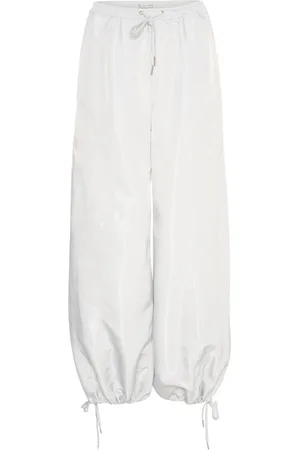 Gestuz Bukser, Dame, Hvid, XS, Uld, Brede Bukser 10908112 Lunar Rock