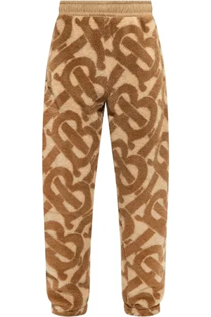 Burberry Bukser, Herre, Brun, S, Beige og Brun `Dimitri` Track Bukser