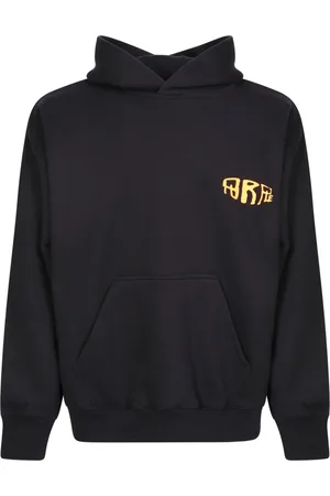 Purple Brand Sweathshirts & Hoodies, Herre, Sort, S, Bomuld, Sort Bomuldshættetrøje med Logo Print