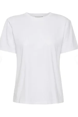 Gestuz Top, Dame, Hvid, S, Bomuld, Klassisk Hvid Jorygz Tee T-Shirt
