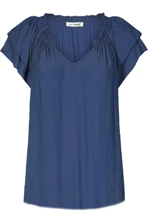 Co`Couture Top, Dame, Blå, M, Uld, Stilfuld og komfortabel T-shirt
